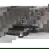 Mexen Velar L Duschwand zum Schieben Walk-in 120 x 200 cm, transparent 8 mm, gold gebürstet - 871-120-003-03-55