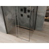 Mexen Omega klizna tuš kabina klizna 140 x 90 cm, transparentna, crna - 825-140-090-70-00