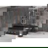 Mexen Velar L Duschwand zum Schieben Walk-in 90 x 200 cm, transparent 8 mm, Roségold - 871-090-003-03-60