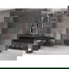 Mexen Velar L douchewand schuifbaar Walk-in 120 x 200 cm, transparant 8 mm, geborsteld koper - 871-120-003-03-65