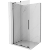 Mexen Velar L paroi de douche coulissante Walk-in 110 x 200 cm, transparent 8 mm, gris canon brossé - 871-110-003-03-66