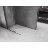 Mexen Velar L walk-in dušinurk, nihutatav, 110 x 200 cm, läbipaistev 8 mm, harjatud relvagri - 871-110-003-03-66