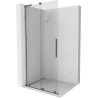 Mexen Velar L Sliding Shower Wall Walk-in 90 x 200 cm, Transparent 8 mm, Gun Metal - 871-090-003-03-95