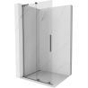 Mexen Velar L Sliding Shower Wall Walk-in 120 x 200 cm, Transparent 8 mm, Gun Metal - 871-120-003-03-95