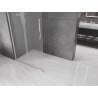 Mexen Velar L ścianka prysznicowa rozsuwana Walk-in 100 x 200 cm, szron 8 mm, chrom - 871-100-003-33-01