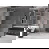 Mexen Velar L Duschwand verschiebbar Walk-in 120 x 200 cm, mattiert 8 mm, Chrom - 871-120-003-33-01