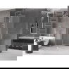 Mexen Velar L Duschwand verschiebbar Walk-in 120 x 200 cm, mattiert 8 mm, Chrom - 871-120-003-33-01
