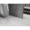 Mexen Velar L Walk-in duši seinale avanev 100 x 200 cm, karestatud 8 mm, valge - 871-100-003-33-20
