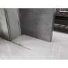 Mexen Velar L ścianka prysznicowa rozsuwana Walk-in 120 x 200 cm, szron 8 mm, złota - 871-120-003-33-50