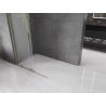 Mexen Velar L Klizni paravan Walk-in 110 x 200 cm, matirano staklo 8 mm, zlatni - 871-110-003-33-50