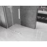 Mexen Velar L Walk-in duši seinale avanev 100 x 200 cm, karestatud 8 mm, valge - 871-100-003-33-20