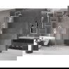 Mexen Velar L Duschwand verschiebbar Walk-in 120 x 200 cm, matt 8 mm, weiß - 871-120-003-33-20