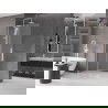 Mexen Velar L Duschwand verschiebbar Walk-in 120 x 200 cm, matt 8 mm, weiß - 871-120-003-33-20