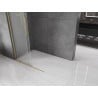 Mexen Velar L dušinurk liuguks Walk-in 90 x 200 cm, matt 8 mm, kuldse harjatud viimistlusega - 871-090-003-33-55
