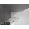 Mexen Velar L dušinurk liuguks Walk-in 90 x 200 cm, matt 8 mm, kuldse harjatud viimistlusega - 871-090-003-33-55