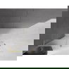 Mexen Velar L schuifbare douchewand Walk-in 120 x 200 cm, ijsbloem 8 mm, goud geborsteld - 871-120-003-33-55
