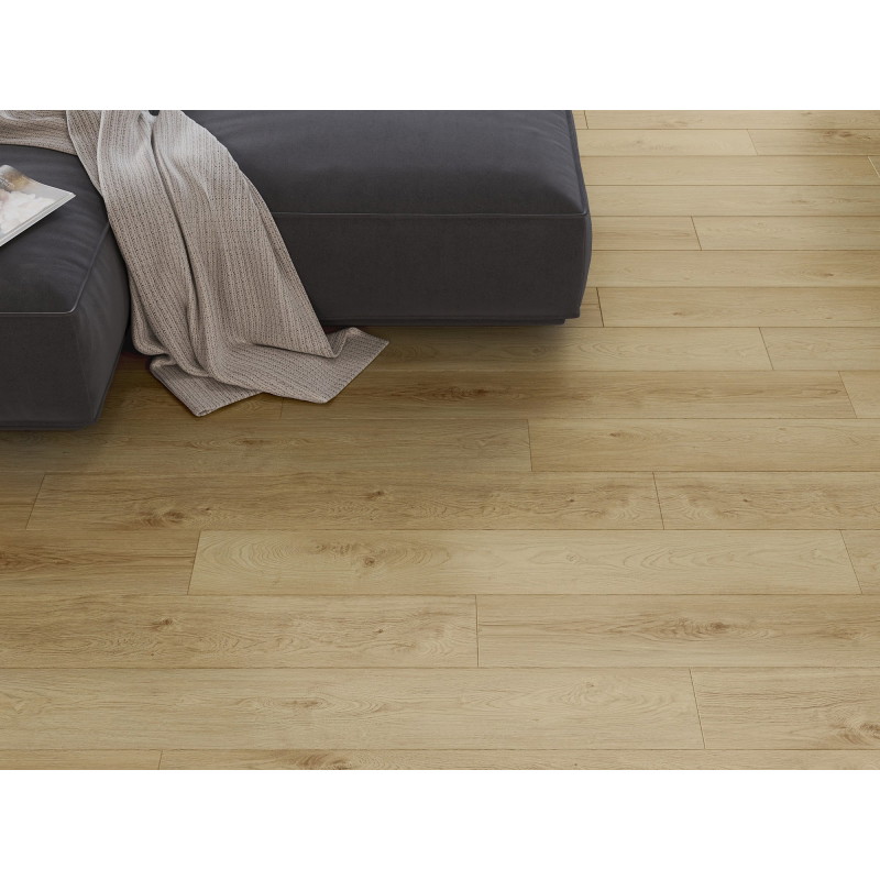 Mexen Anniston vzorec vinilnih plošč SPC 6,5 mm, podloga IXPE 1,5 mm, 4 V-Fuga, Hrast - F1038-S