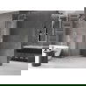 Mexen Velar L Duschwand verschiebbar Walk-in 120 x 200 cm, Frost 8 mm, gebürstetes Nickel - 871-120-003-33-97