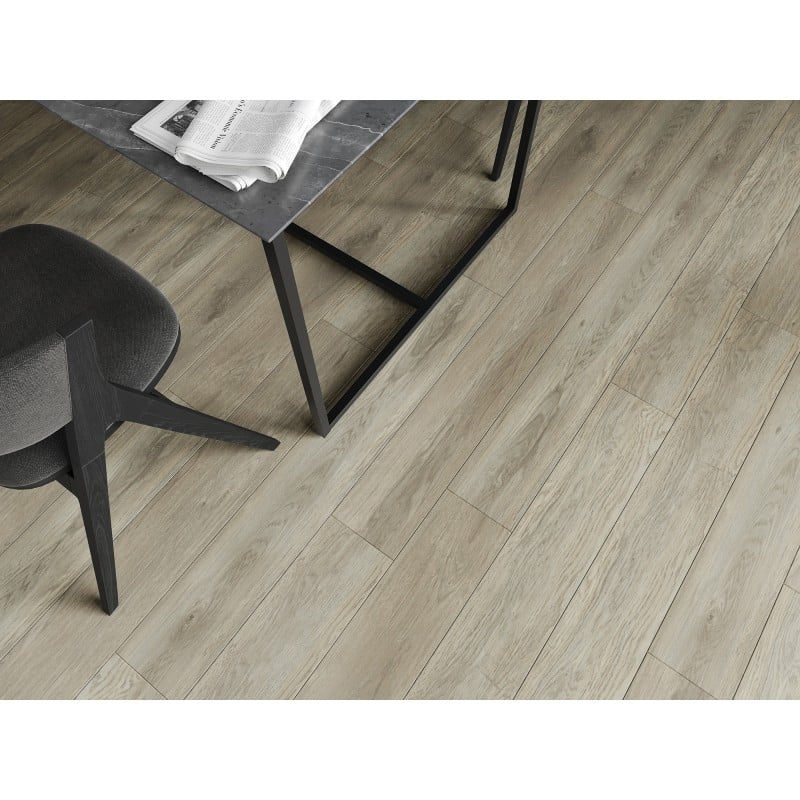 Mexen Sky Valley Probe von SPC-Vinylpaneelen 6,5 mm, IXPE-Unterlage 1,5 mm, 4 V-Fuge, Eiche - F1040-S