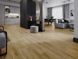 Mexen Manhattan vinyl panel sample 1240 x 182 mm SPC 6.5 mm, IXPE underlay 1.5 mm, 4 V-Groove, Oak - F1041-S