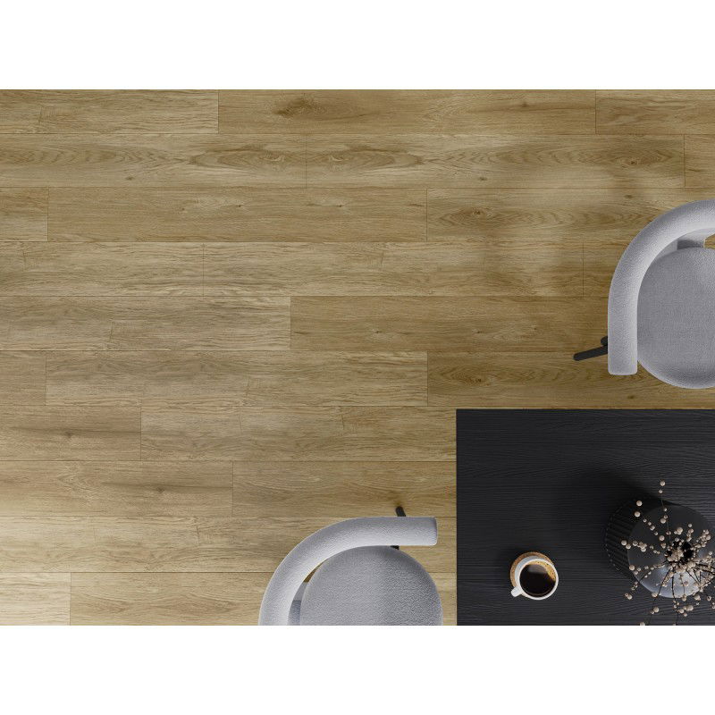 Mexen Manhattan provbit av SPC-vinylpanel 6,5 mm, IXPE-underlägg 1,5 mm, 4 V-fog, Ek - F1041-S