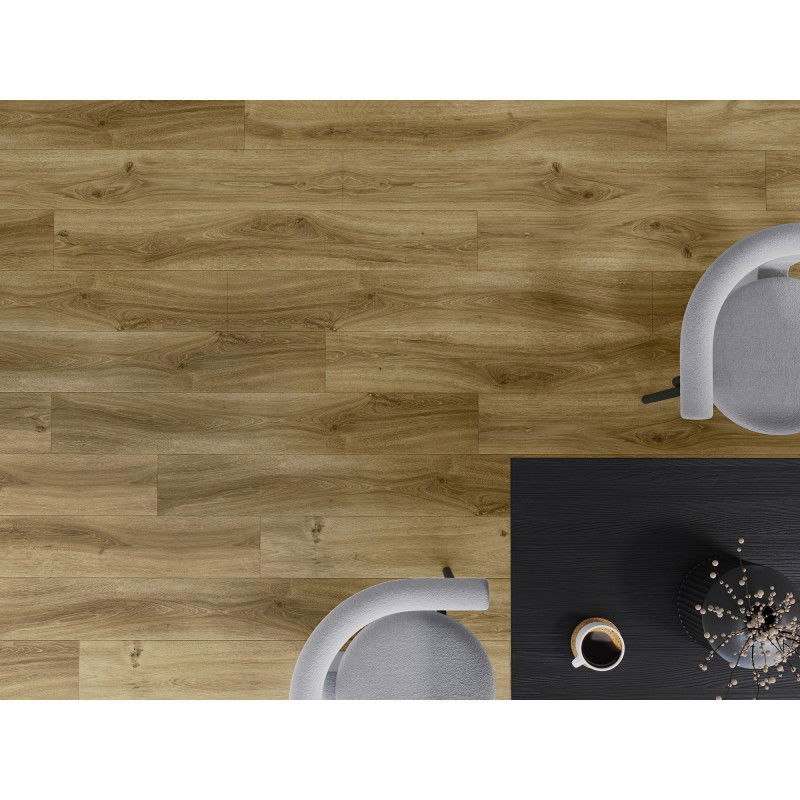 Mexen Amsterdam Muster von Vinylpaneelen 1240 x 182 mm SPC 6,5 mm, IXPE-Unterlage 1,5 mm, 4 V-Fuge, Eiche - F1042-S