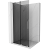 Mexen Velar L Klizni tuš zid Walk-in 100 x 200 cm, grafit 8 mm, krom - 871-100-003-43-01