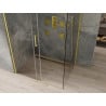 Mexen Omega Sliding Shower Cabin 100 x 90 cm, Transparent, Gold - 825-100-090-50-00