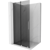 Mexen Velar L klizni tuš zid Walk-in 120 x 200 cm, grafit 8 mm, krom - 871-120-003-43-01