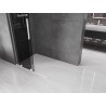Mexen Velar L Klizna stijenka za tuš Walk-in 100 x 200 cm, grafit 8 mm, bijela - 871-100-003-43-20