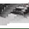 Mexen Velar L Schiebeduschwand Walk-in 90 x 200 cm, Graphit 8 mm, Weiß - 871-090-003-43-20