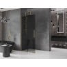 Mexen Velar L ścianka prysznicowa rozsuwana Walk-in 90 x 200 cm, grafit 8 mm, złota - 871-090-003-43-50