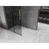 Mexen Velar L ścianka prysznicowa rozsuwana Walk-in 110 x 200 cm, grafit 8 mm, złota - 871-110-003-43-50
