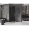 Mexen Velar L Klizni tuš zid Walk-in 110 x 200 cm, grafit 8 mm, zlatni - 871-110-003-43-50