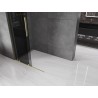 Mexen Velar L Klizna stijenka za tuširanje Walk-in 120 x 200 cm, grafitna 8 mm, zlatna brušena - 871-120-003-43-55