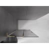 Mexen Velar L paroi de douche coulissante Walk-in 120 x 200 cm, graphite 8 mm, or - 871-120-003-43-50