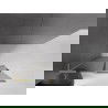 Mexen Velar L Schuifwand Walk-in 120 x 200 cm, grafiet 8 mm, goud geborsteld - 871-120-003-43-55
