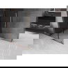 Mexen Velar L Duschwand verschiebbar Walk-in 110 x 200 cm, Graphit 8 mm, Roségold - 871-110-003-43-60