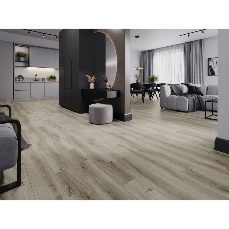 Mexen Richmond vzorec vinilne plošče SPC 6,5 mm, podloga IXPE 1,5 mm, 4 V-Fuga, Hrast - F1043-S