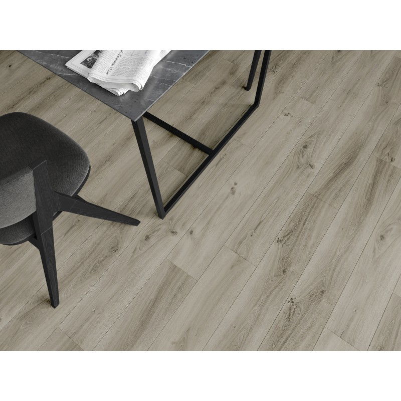 Mexen Richmond muestra de paneles de vinilo 1240 x 182 mm SPC 6,5 mm, soporte IXPE 1,5 mm, 4 V-Fuga, Roble - F1043-S