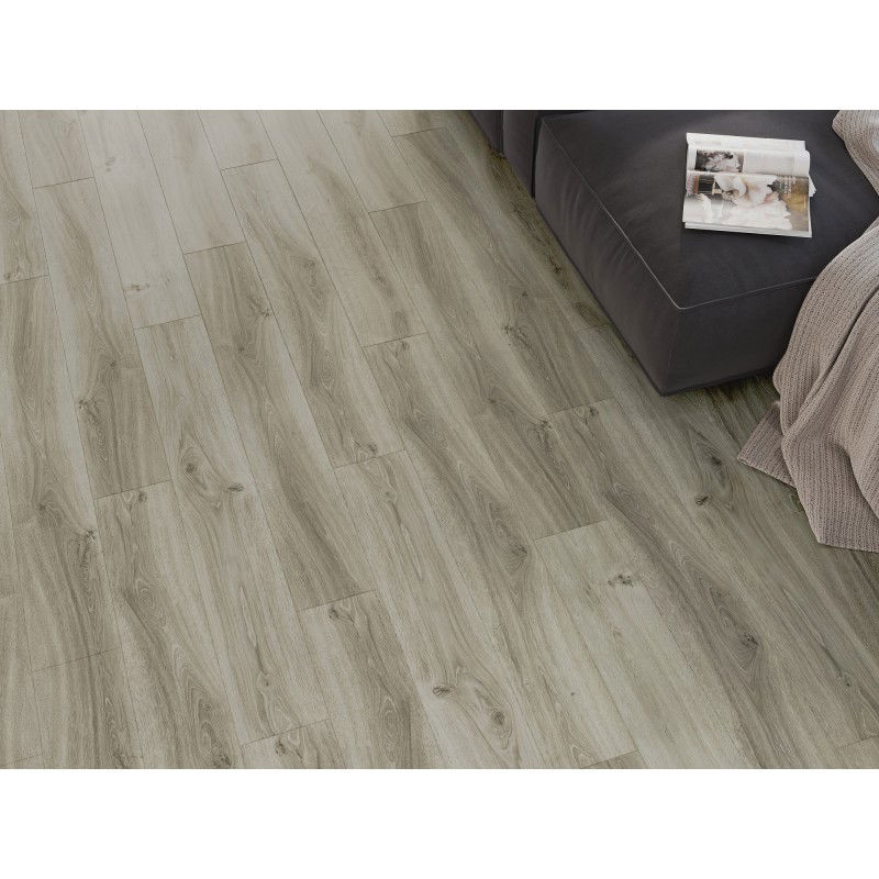 Mexen Richmond campione di pannelli vinilici 1240 x 182 mm SPC 6,5 mm, sottostrato IXPE 1,5 mm, 4 V-Fuga, Rovere - F1043-S