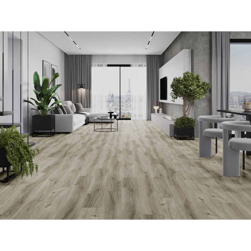 Mexen Richmond vzorec vinilne plošče SPC 6,5 mm, podloga IXPE 1,5 mm, 4 V-Fuga, Hrast - F1043-S