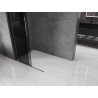 Mexen Velar L klizna stijena koja se pomiče Walk-in 90 x 200 cm, grafit 8 mm, gun gray brušeni - 871-090-003-43-66