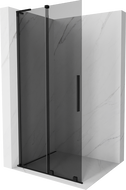 Mexen Velar L Klizni tuš zid Walk-in 100 x 200 cm, grafit 8 mm, crna - 871-100-003-43-70