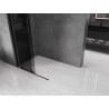 Mexen Velar L ścianka prysznicowa rozsuwana Walk-in 120 x 200 cm, grafit 8 mm, czarna - 871-120-003-43-70