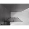 Mexen Velar L ścianka prysznicowa rozsuwana Walk-in 120 x 200 cm, grafit 8 mm, czarna - 871-120-003-43-70