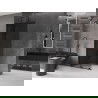 Mexen Velar L Duschwand zum Schieben Walk-In 120 x 200 cm, Graphit 8 mm, Schwarz - 871-120-003-43-70