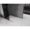 Mexen Velar L Duschwand verschiebbar Walk-in 90 x 200 cm, graphit 8 mm, gun metal - 871-090-003-43-95
