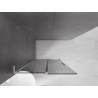 Mexen Velar L ścianka prysznicowa rozsuwana Walk-in 90 x 200 cm, grafit 8 mm, nikiel szczotkowany - 871-090-003-43-97