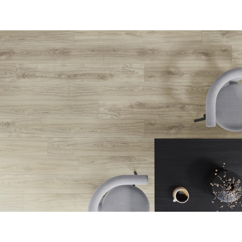 Mexen Madison sample vinyl panels 1240 x 182 mm SPC 6.5 mm, IXPE underlay 1.5 mm, 4 V-Groove, Oak - F1045-S